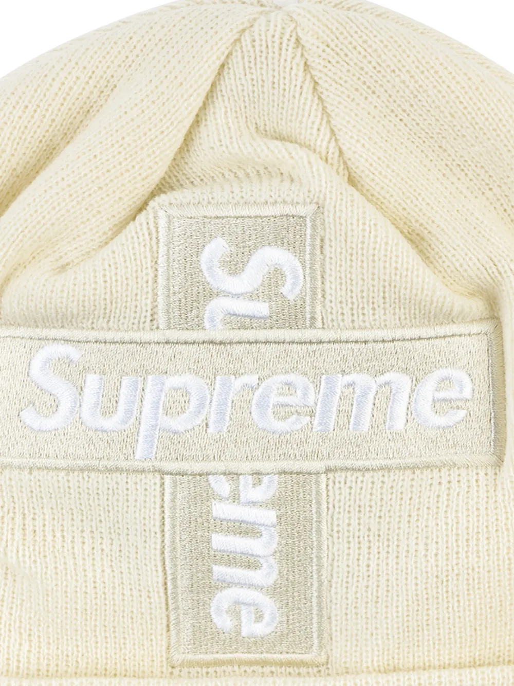 Supreme New Era Cross Box Logo Beanie Hat - Farfetch