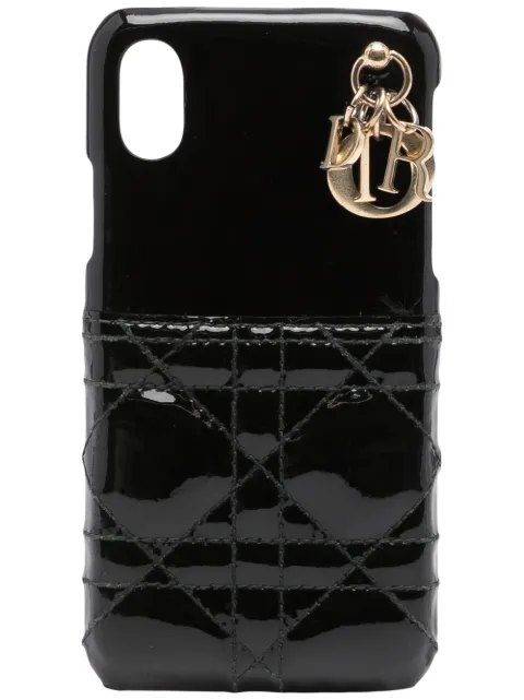 Christian Dior حافظة iPhone XS كلاسيكية بحروف Dior
