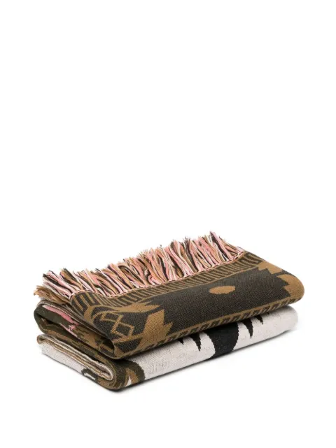 brown Saguaro Lovers Icon blanket 