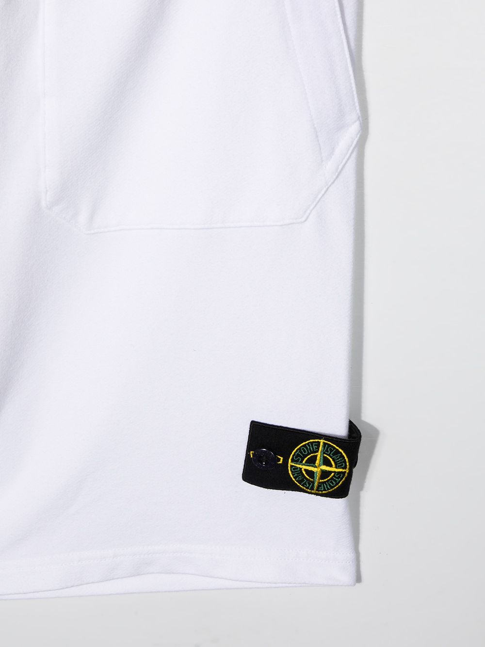 фото Stone island junior спортивные шорты с нашивкой-логотипом