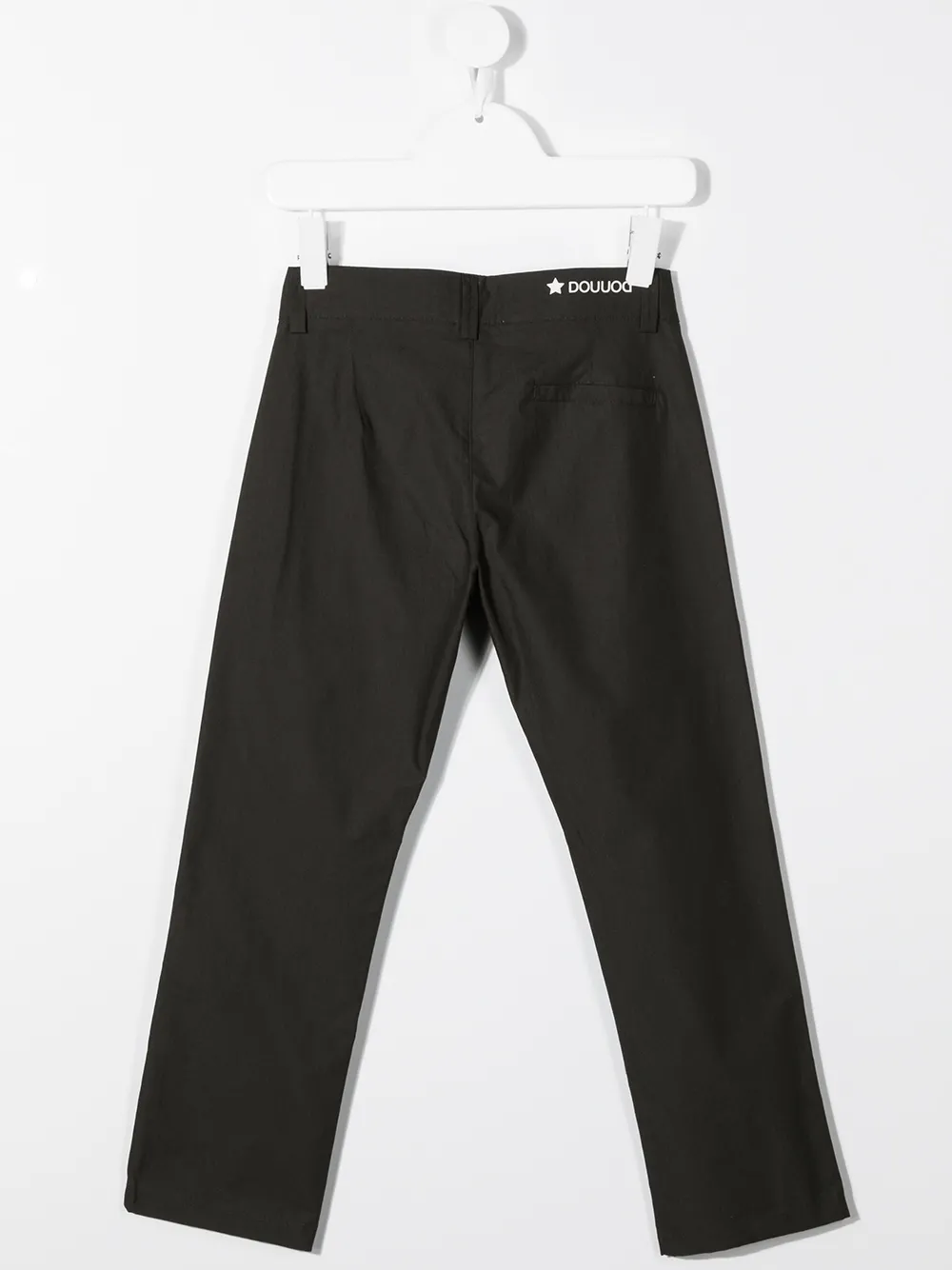 фото Douuod kids mid-rise straight-leg trousers