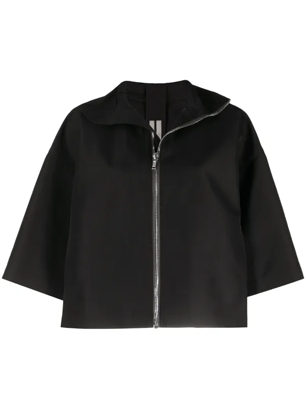 rick owens cropped jacket