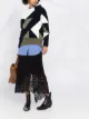 Image 2 of Sacai patchwork multi-knit jumper