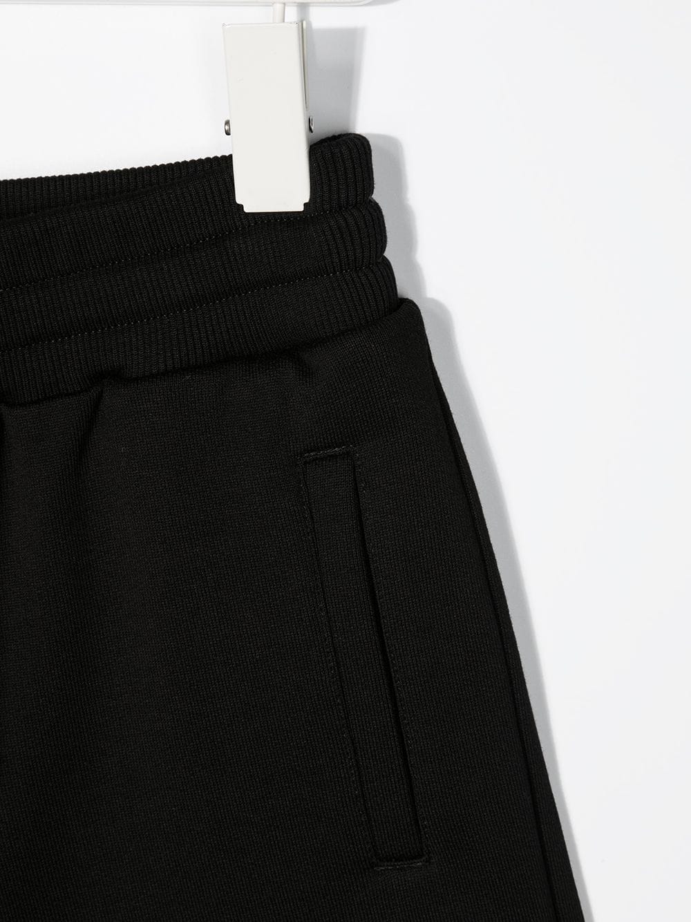Shop Dolce & Gabbana Logo Plaque Shorts In Black