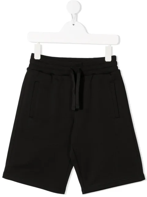 Dolce & Gabbana Kids logo plaque shorts