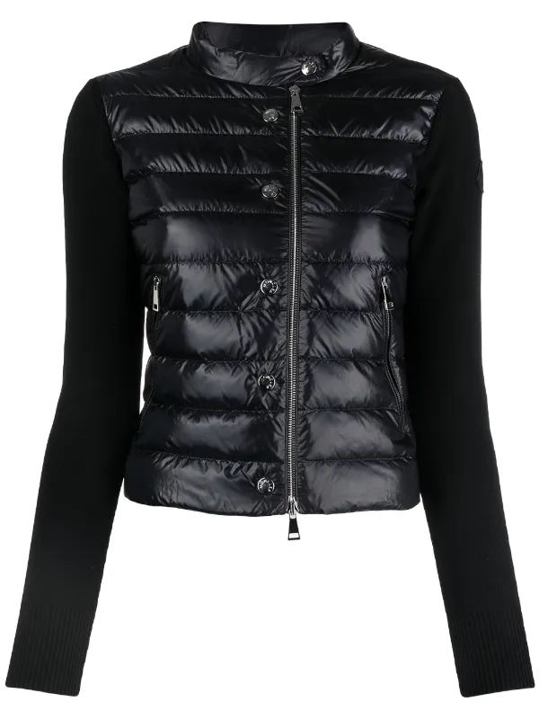 moncler knitted sleeve jacket