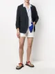 Image 2 of Stella McCartney logo-print high-rise denim shorts