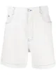 Image 1 of Stella McCartney logo-print high-rise denim shorts