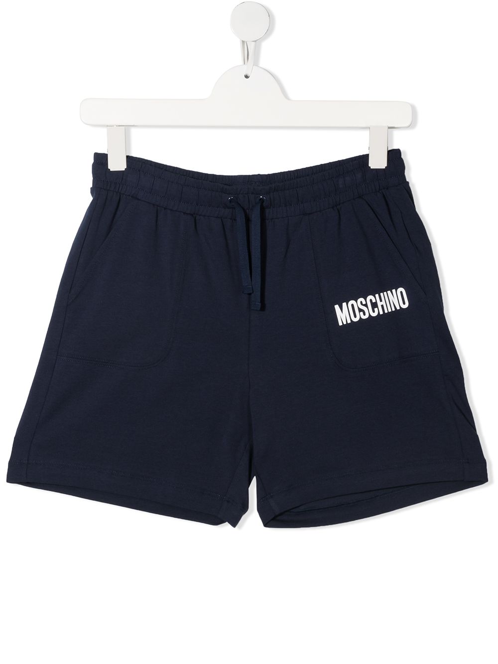 фото Moschino kids спортивные шорты с логотипом