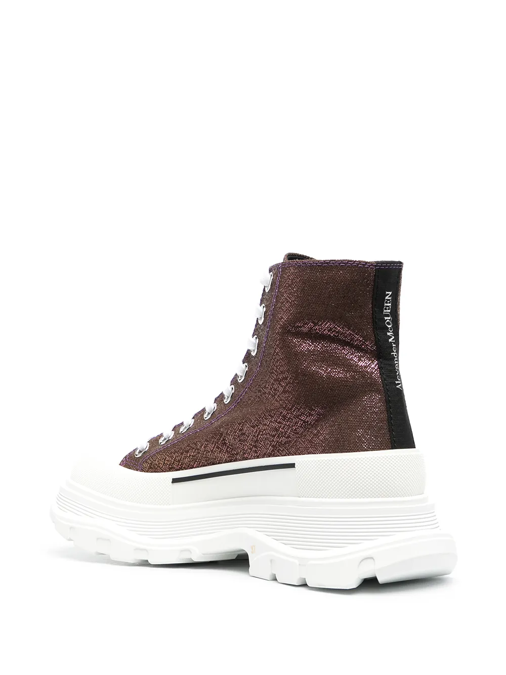 фото Alexander mcqueen высокие кеды tread slick