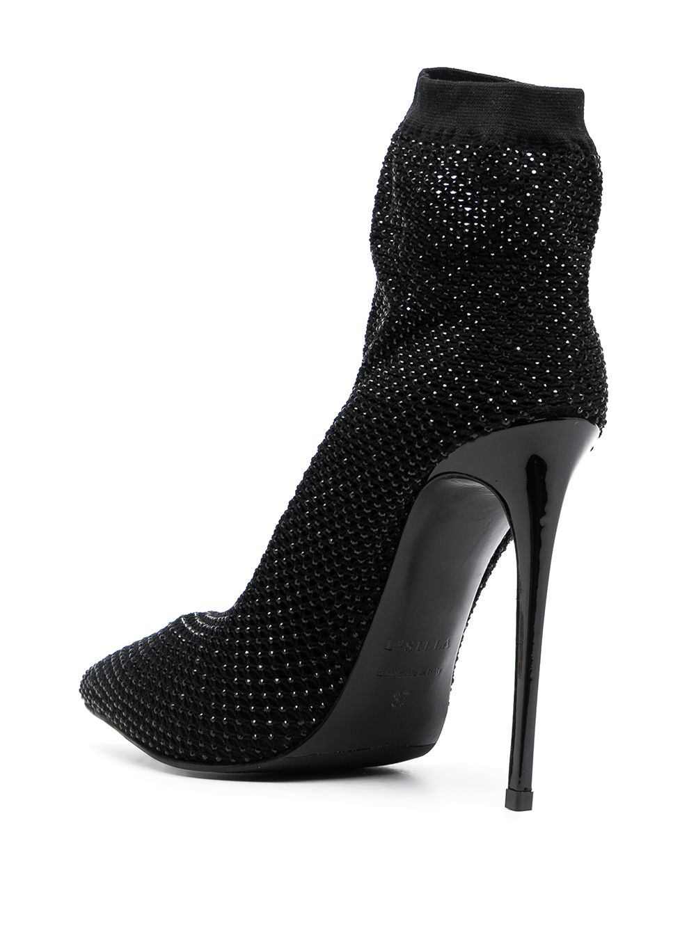 Affordable Le Silla crystal-embellished sock pumps Women