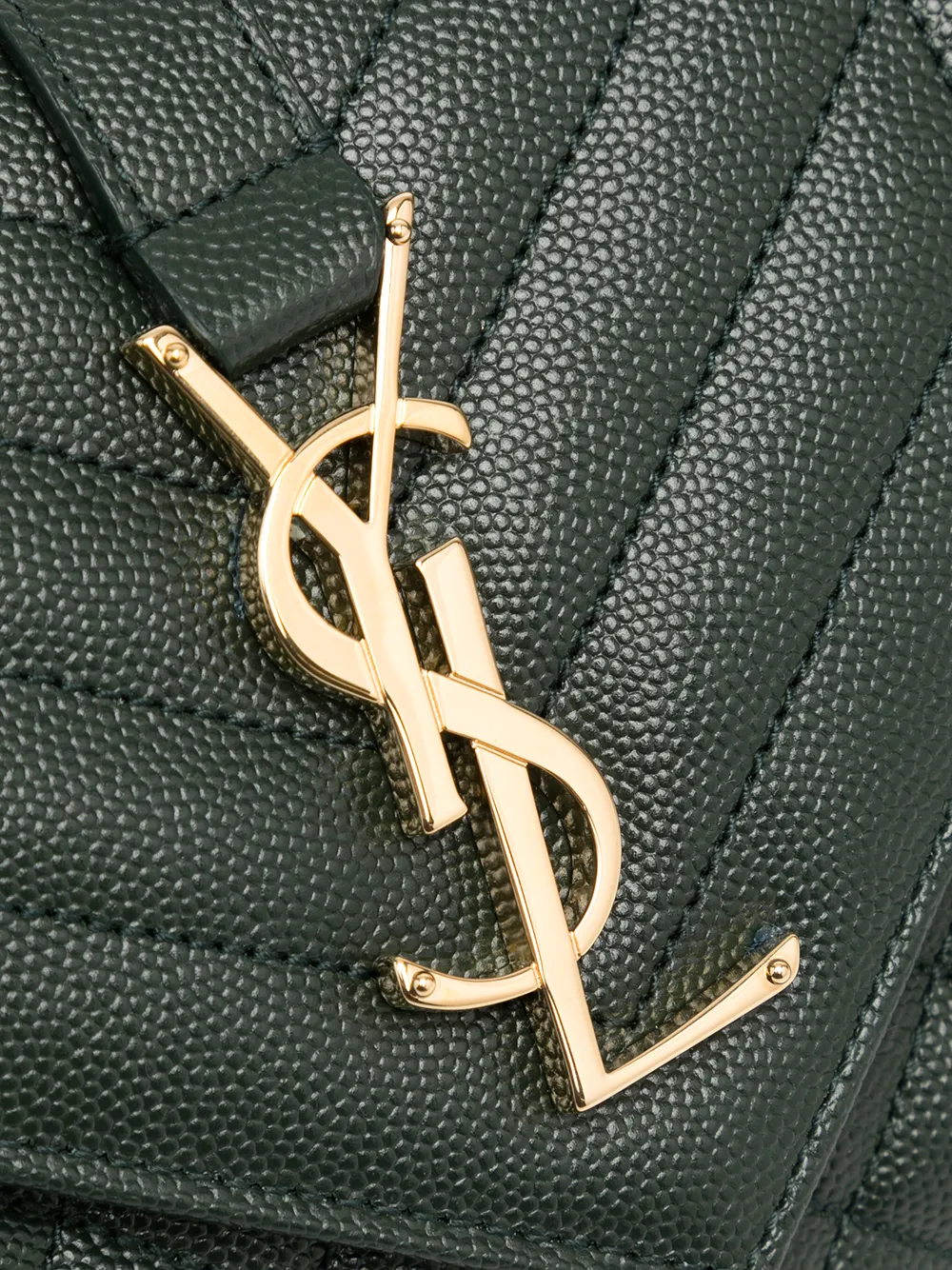 фото Saint laurent маленькая стеганая сумка на плечо