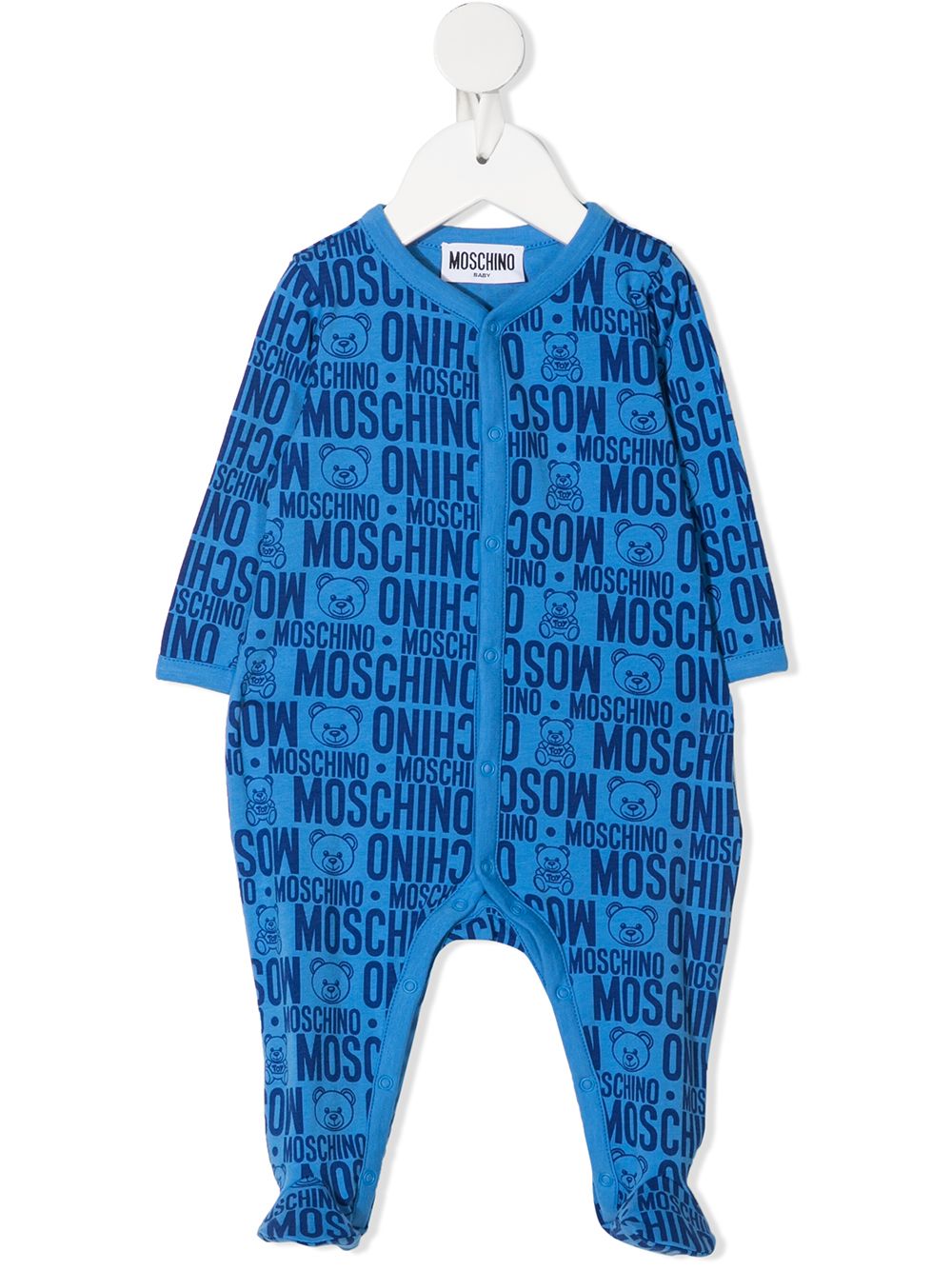 фото Moschino kids комбинезон с монограммой