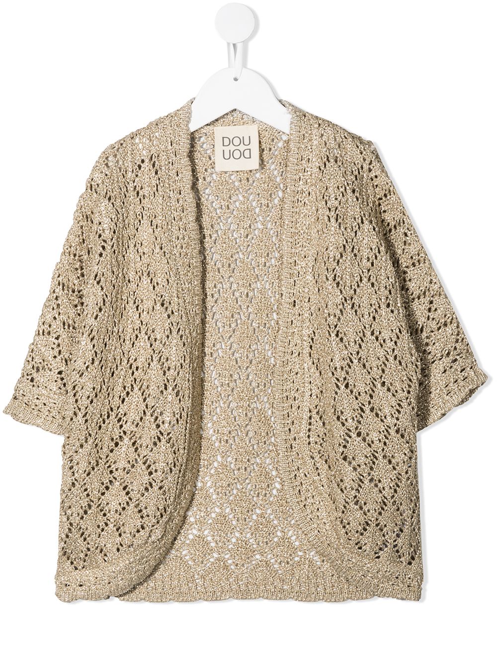 фото Douuod kids embroidered short-sleeved cardigan