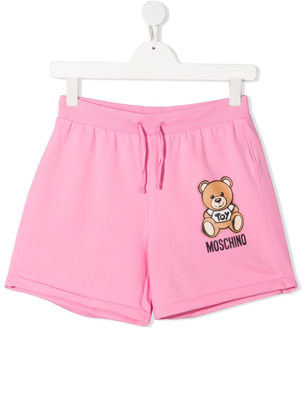 фото Moschino kids спортивные шорты с принтом