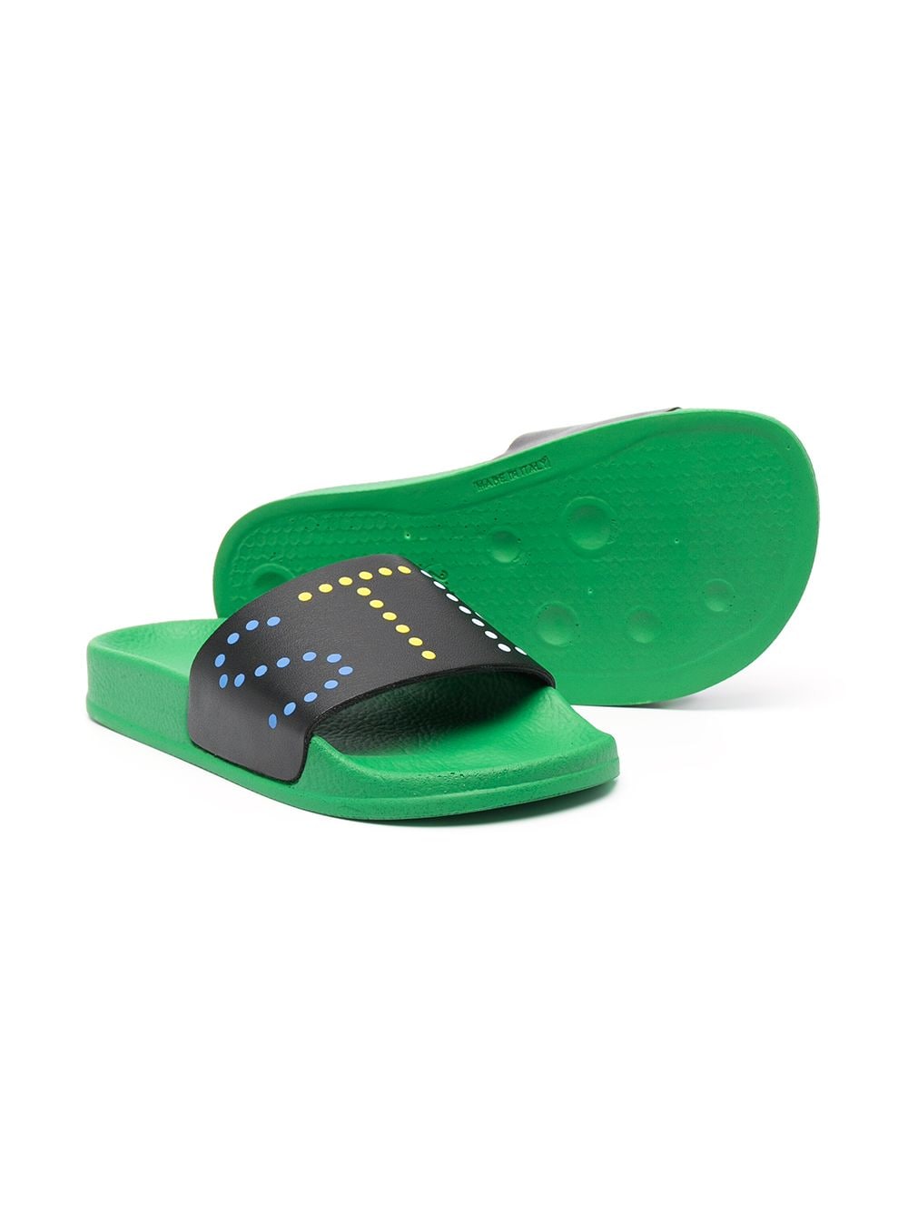 фото Stella mccartney kids logo-print slides