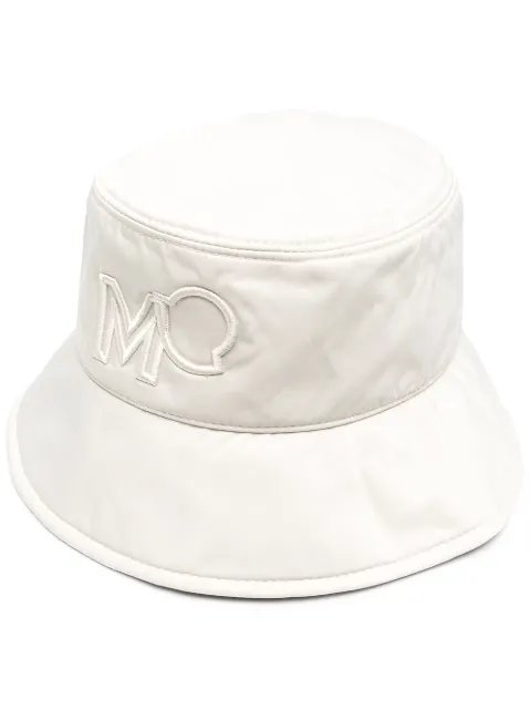 Moncler logo embroidered bucket hat for 