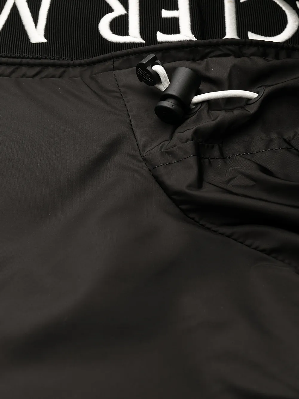 Shop Moncler Massereau logo tape jacket 