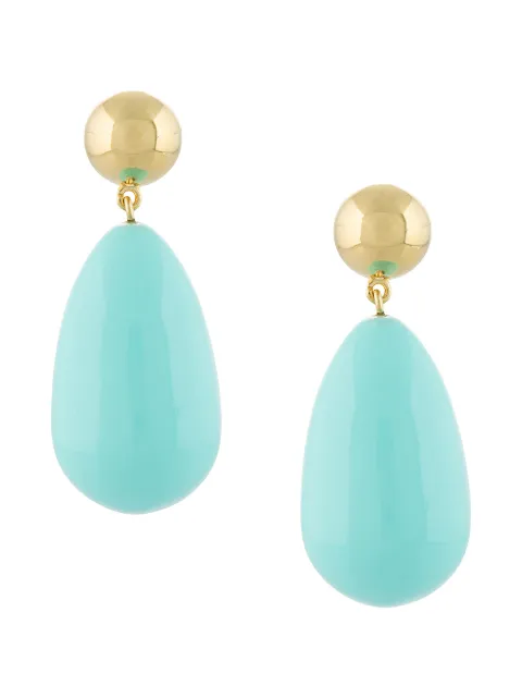 Eshvi oval drop earrings