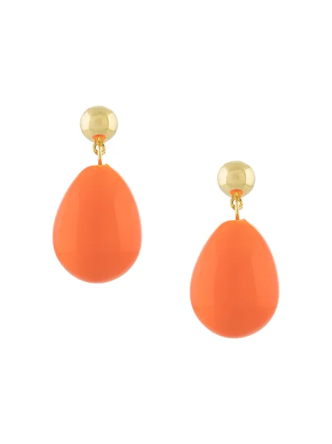 Eshvi aretes con dije estilo lágrima