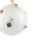 Eshvi embellished pearl drop earrings