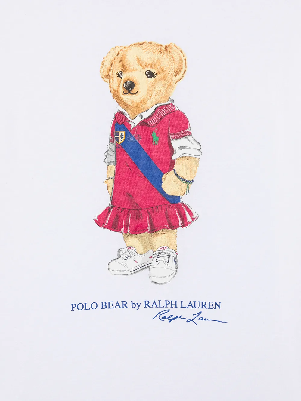 фото Ralph lauren kids футболка с принтом