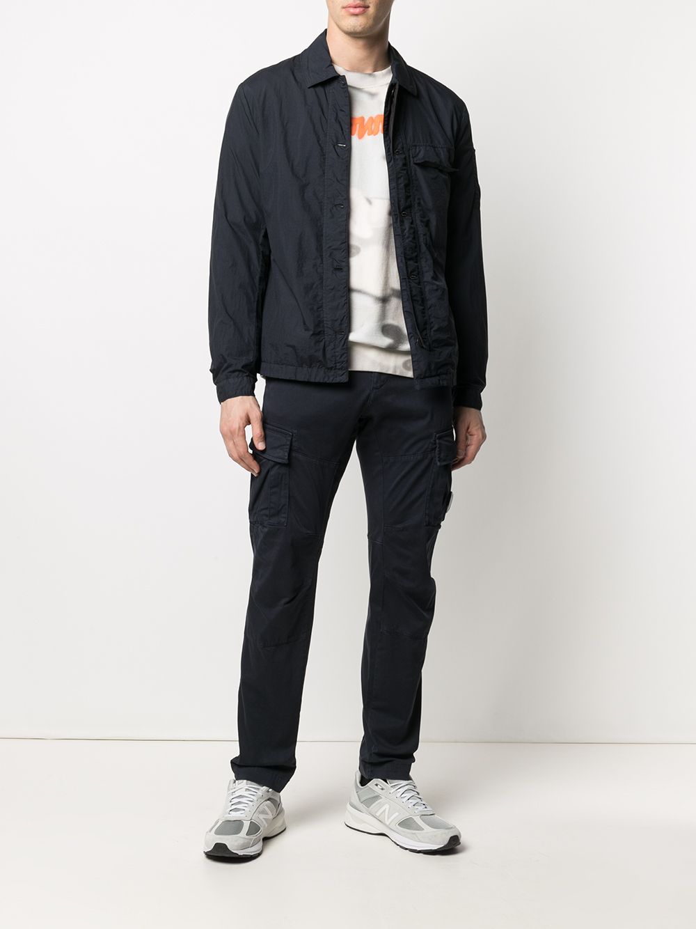 фото C.p. company button-down bomber jacket