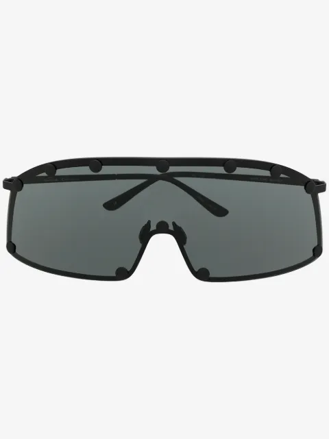 Rick Owens Shielding geometric-frame sunglasses