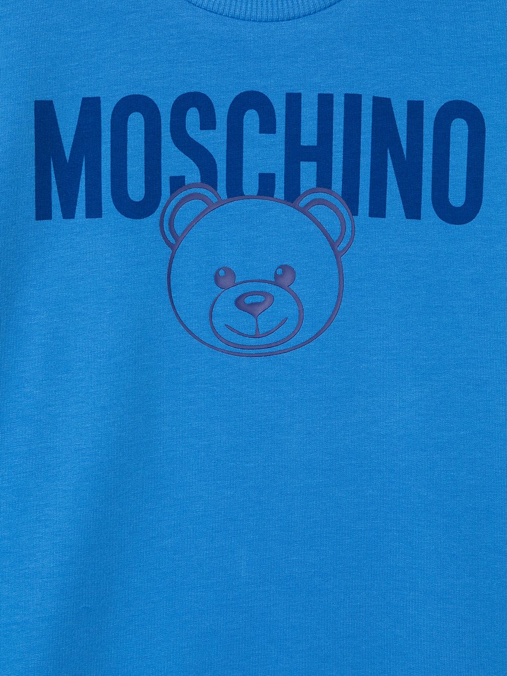 фото Moschino kids толстовка toy bear с логотипом