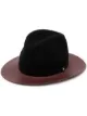 Image 1 of Rag & Bone two-tone Fedora hat
