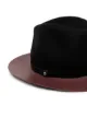 Image 2 of Rag & Bone two-tone Fedora hat