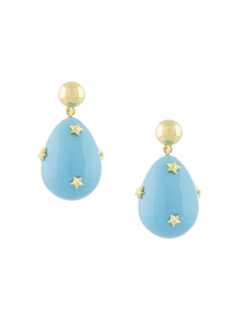 Eshvi mini star drop earrings 