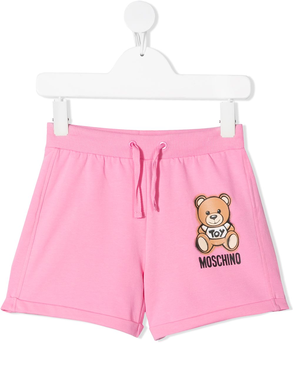 фото Moschino kids спортивные шорты teddy bear