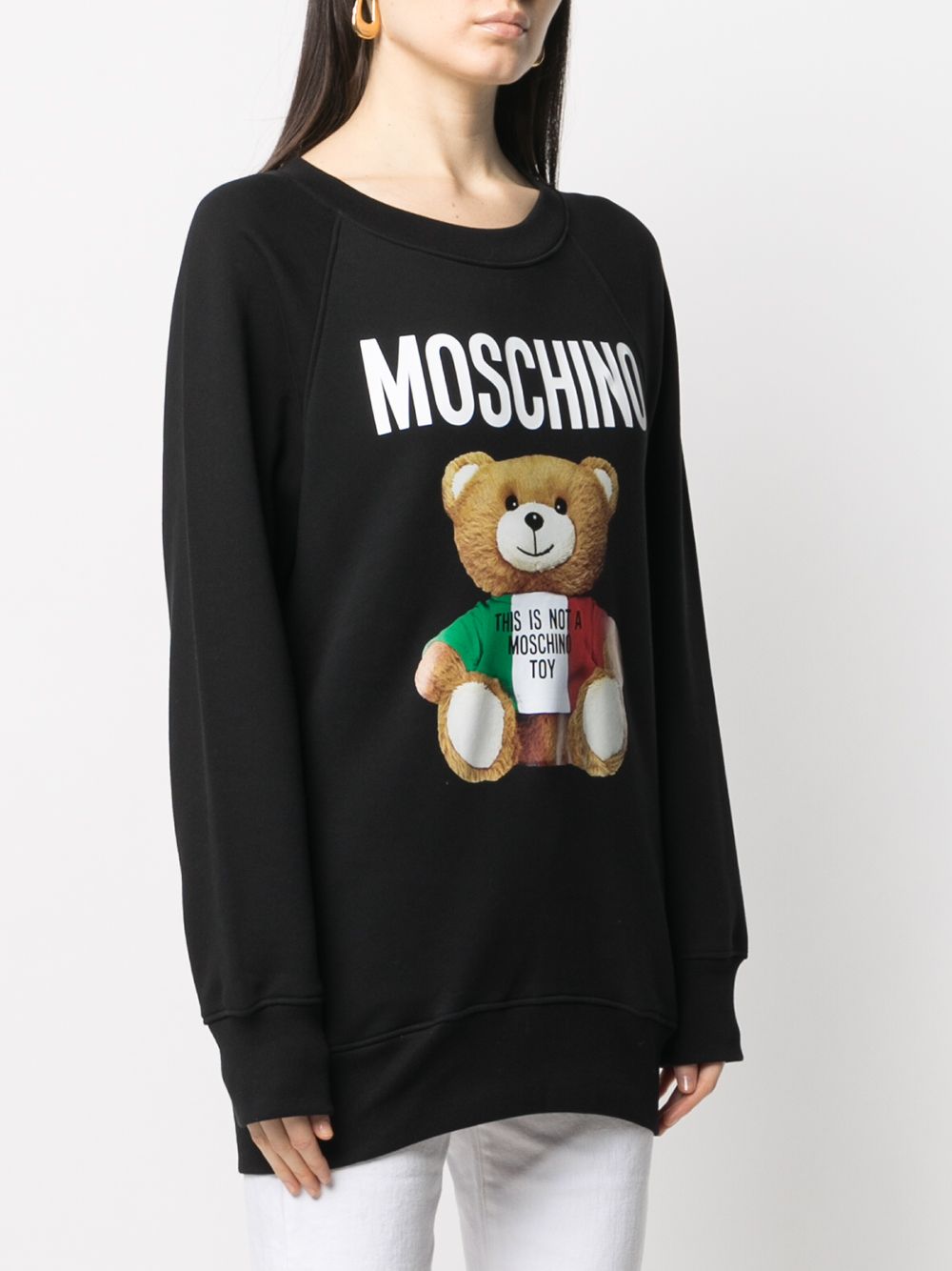 фото Moschino толстовка с принтом teddy bear