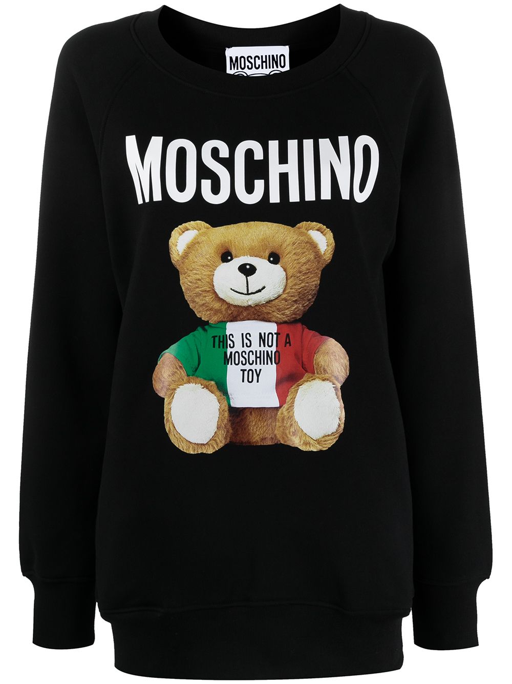 фото Moschino толстовка с принтом teddy bear