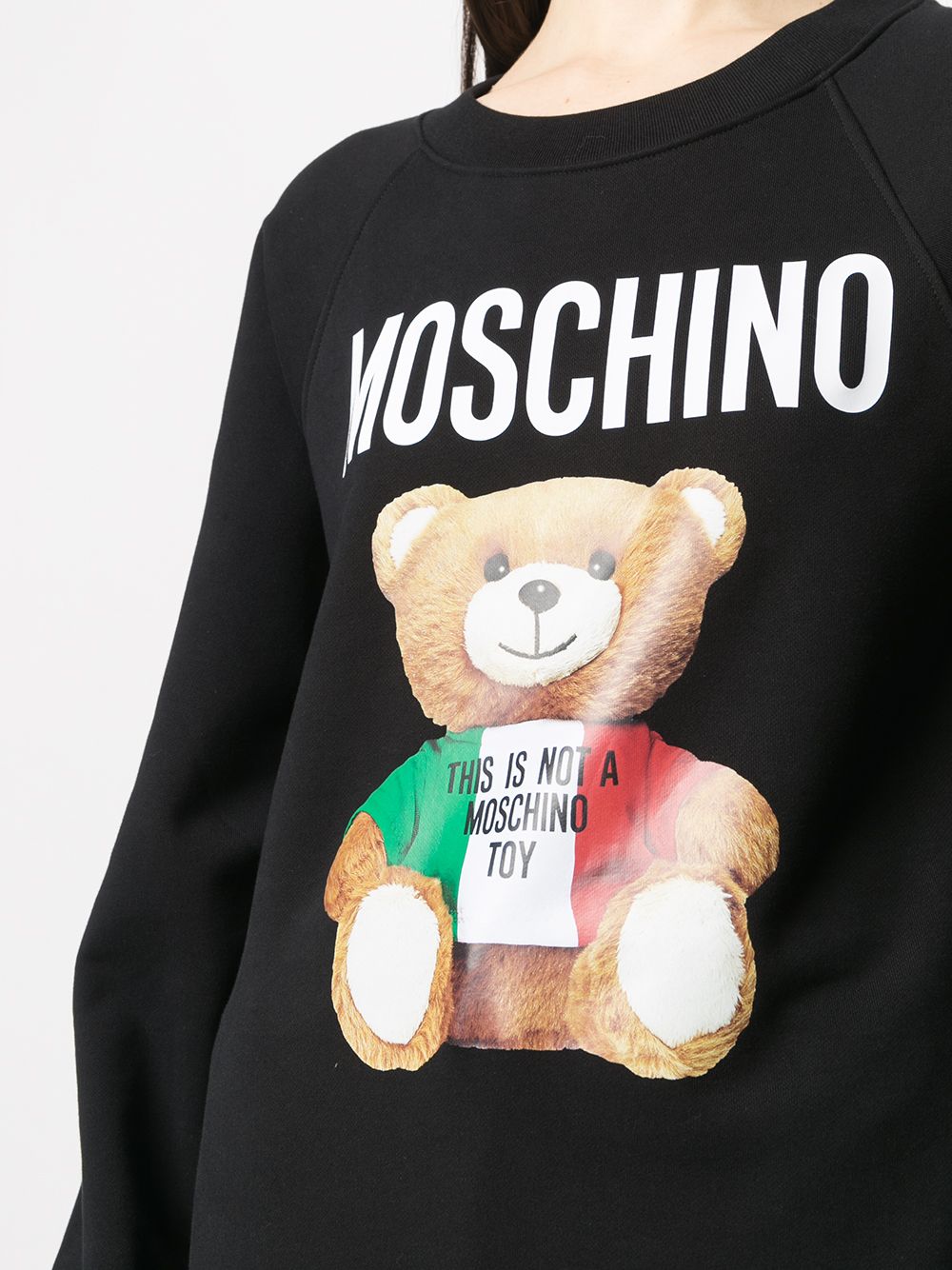 фото Moschino толстовка с принтом teddy bear