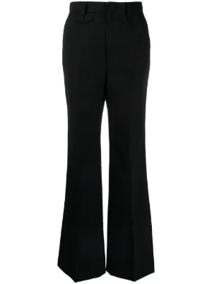 Gucci Monogram Flare Pants Wrap Around Zip