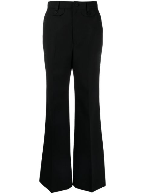 Gucci flared tailored trousers