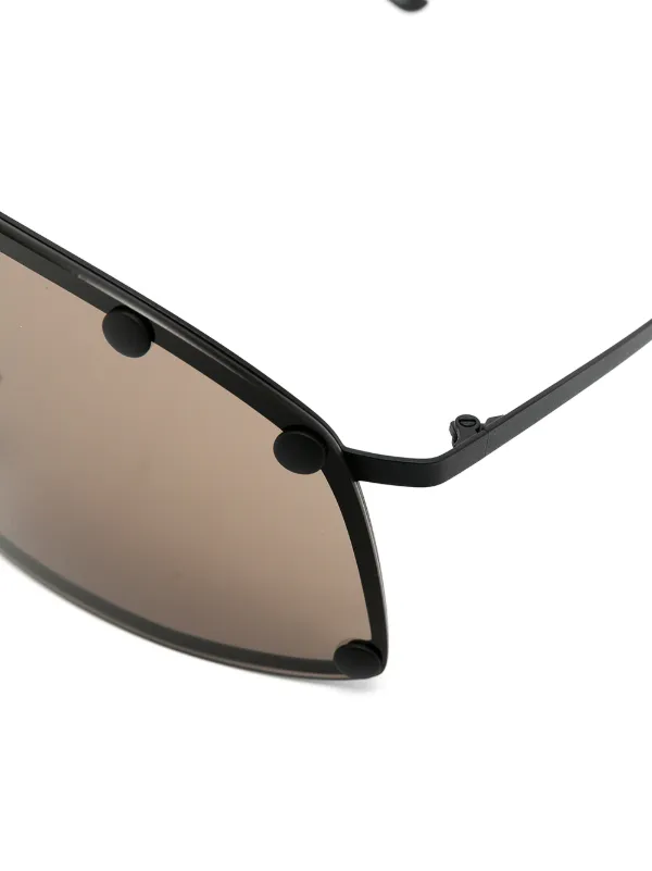 Rick Owens Performa Shielding Oversize Sunglasses - Farfetch