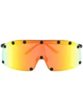 Rick Owens Shielding tinted sunglasses - Black