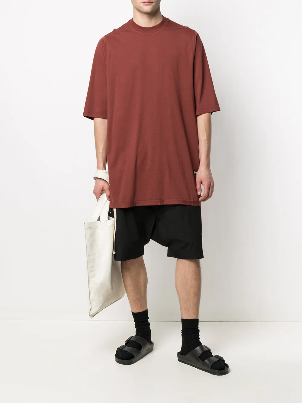 фото Rick owens drkshdw футболка оверсайз