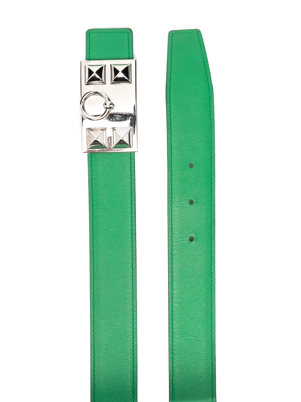 Hermès 2010 pre-owned armband met studs - Groen