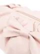RED(V) bow detail clutch bag