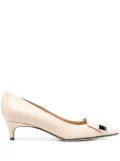 Sergio Rossi sr1 45mm plaque-embellished pumps - Neutrals