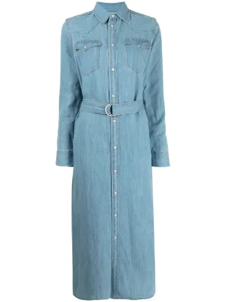 Polo Ralph Lauren Chemisier Con Cintura - Farfetch