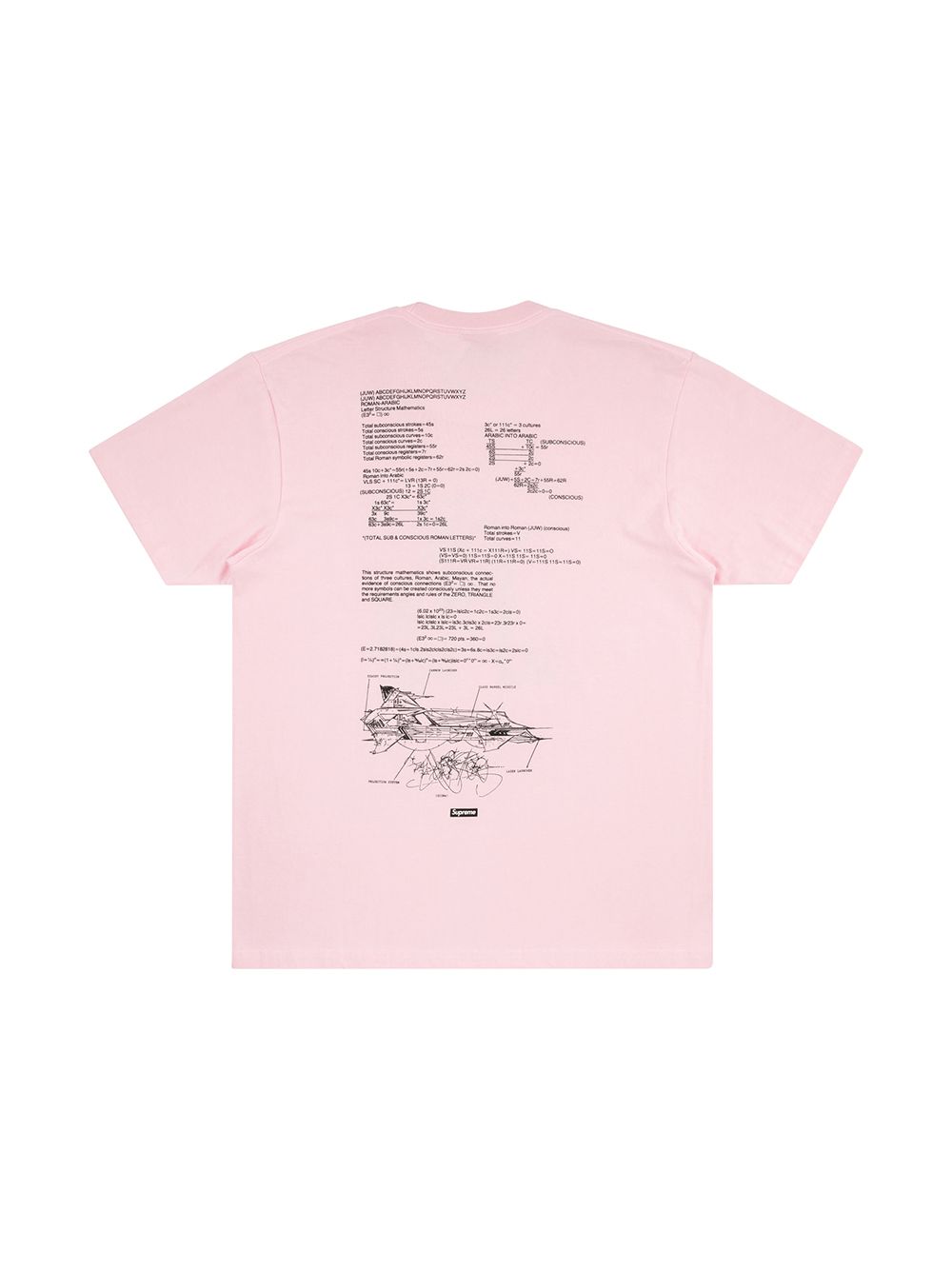 Supreme Arabic Logo Pink T-shirt - Farfetch