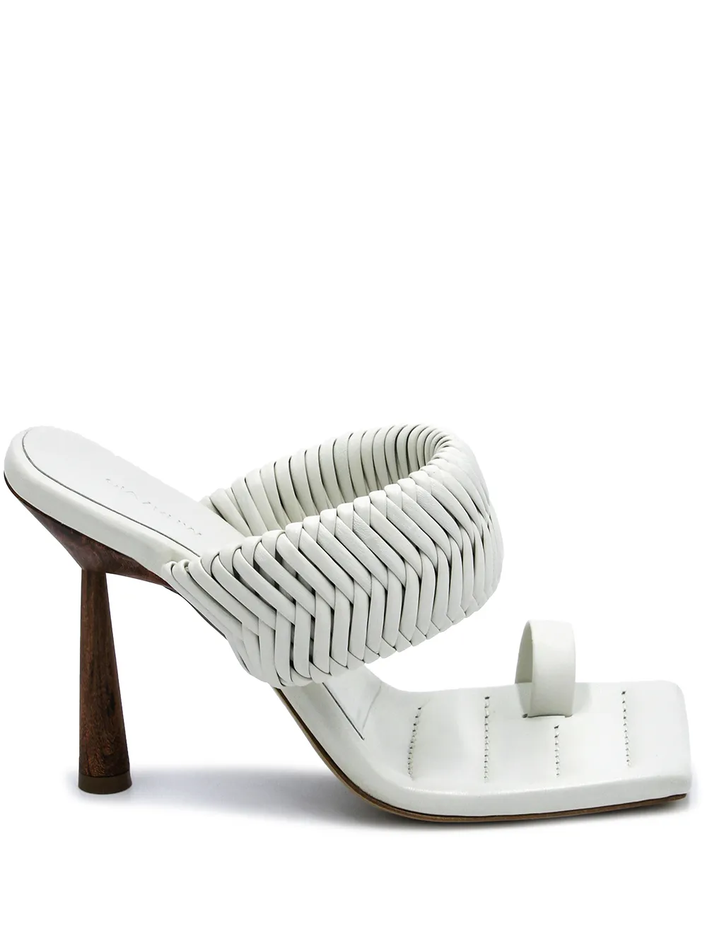 GIABORGHINI плетеные мюли из коллаборации с RHW