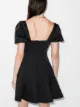 STAUD Laelia Minikleid mit U-Ausschnitt