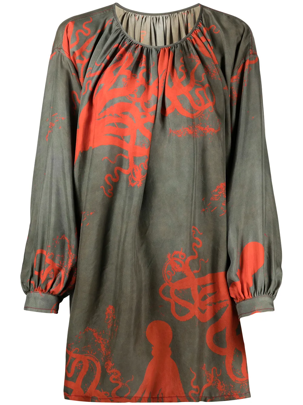 Uma Wang блузка с принтом