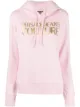 Image 1 of Versace Jeans Couture metallic logo print sweatshirt